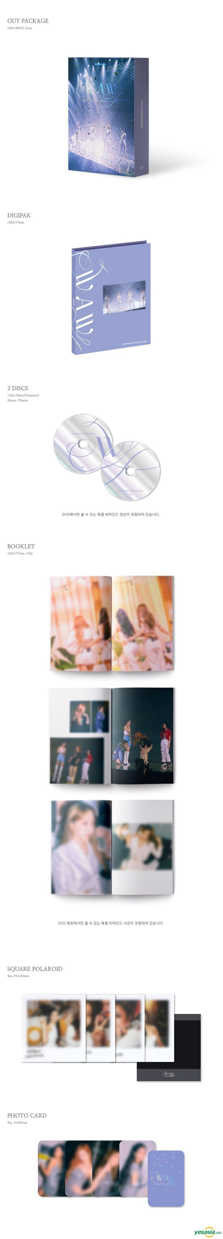 YESASIA : Mamamoo 2021 Online Concert 'WAW' (2DVD) (Korea Version