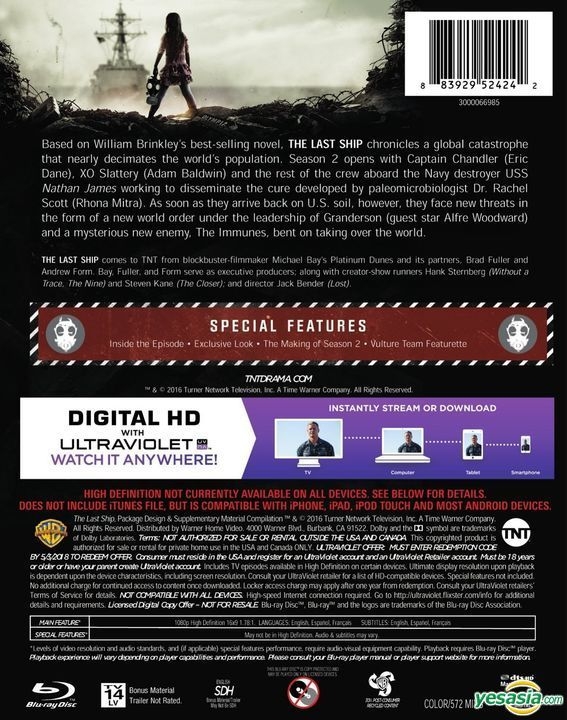 YESASIA Image Gallery The Last Ship (Bluray + Digital HD) (The
