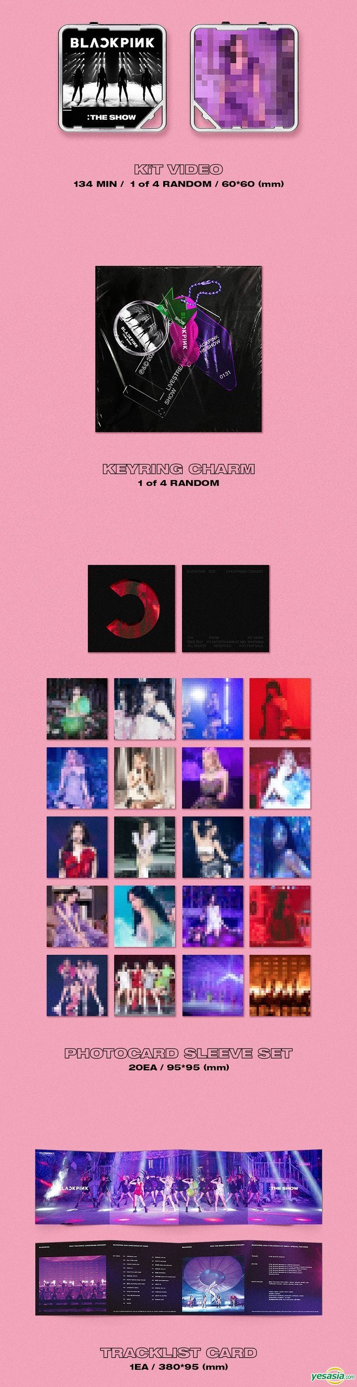 YESASIA: BLACKPINK 2021 [THE SHOW] (KiT Video + Keyring