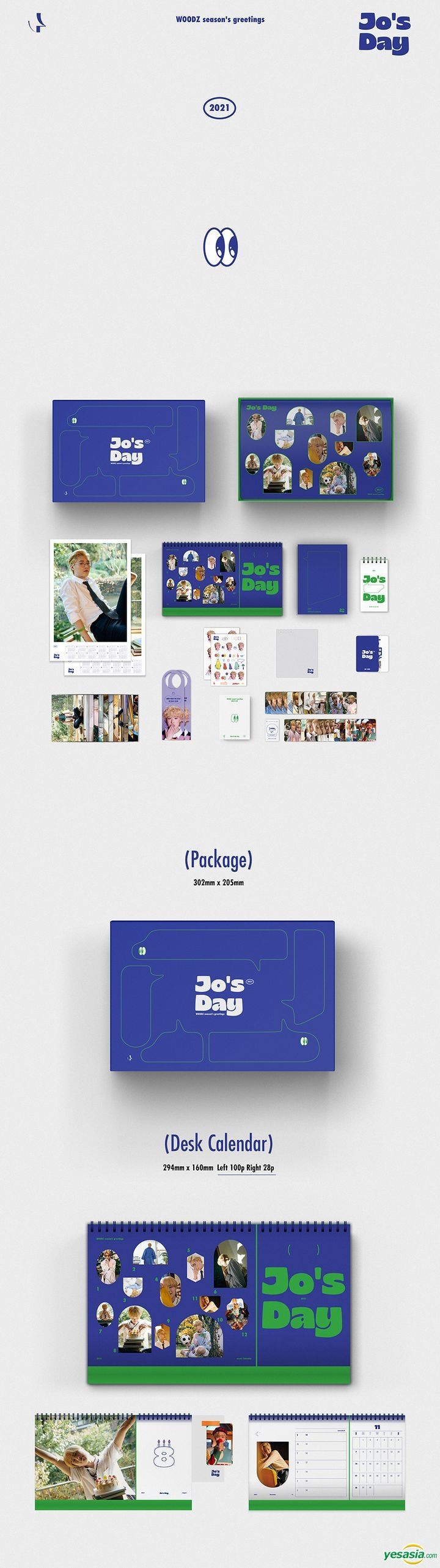 YESASIA: WOODZ 2021 Season's Greetings - Jo's Day PHOTO
