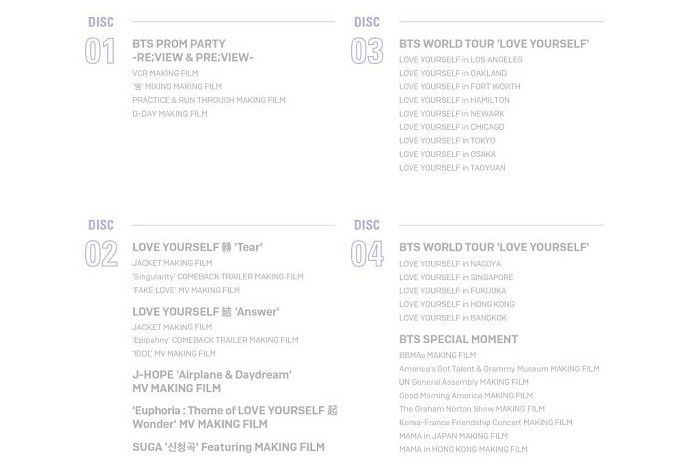 YESASIA: Recommended Items - BTS Memories Of 2018 (DVD) (4-Disc) (Korea  Version) MALE STARS,DVD,GROUPS - BTS, BigHit Entertainment - Korean  Concerts  Music Videos - Free Shipping