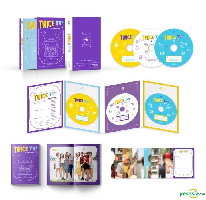 TWICE TV6 DVD ポストカード付き YESASIA: TWICE TV6 - TWICE in SINGAPORE (3DVD + Photobook +