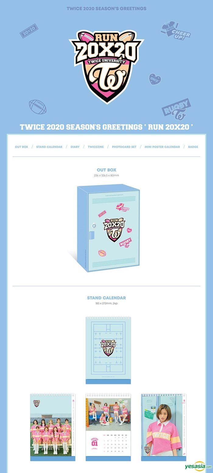 YESASIA: Image Gallery - Twice 2020 Season's Greetings 'RUN 20X20'
