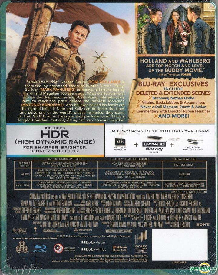 Uncharted - Blu-ray