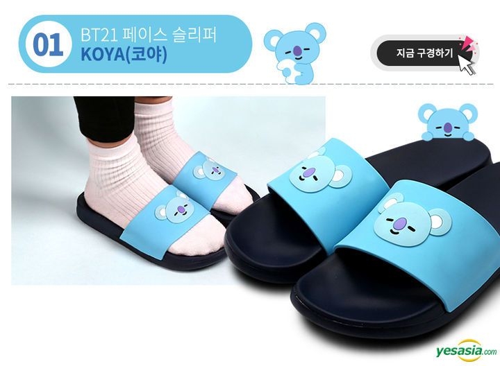 BT21 Face Slippers 