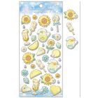 Summer Drop Clear Sticker (Sun Flower)