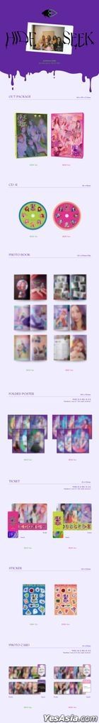 Purple Kiss Mini Album Vol. 2 - HIDE & SEEK (SEEK Version)