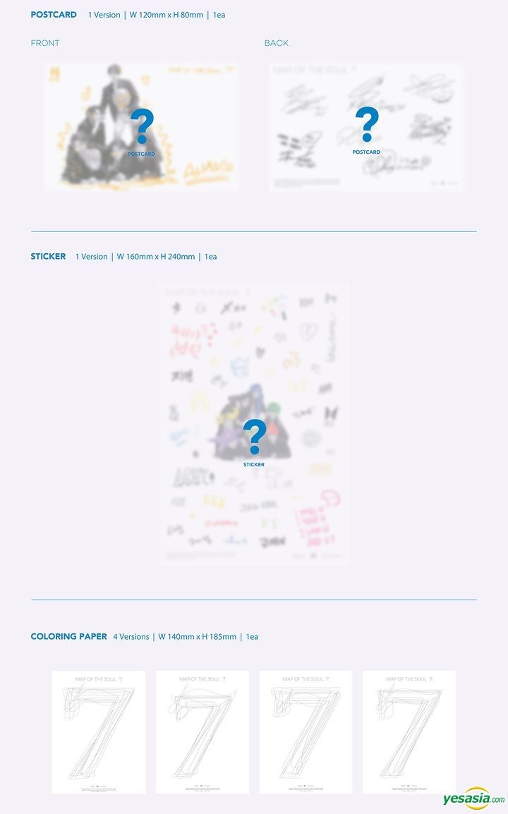 BTS - MAP OF THE SOUL: 7 [4th Album] - K PLACE
