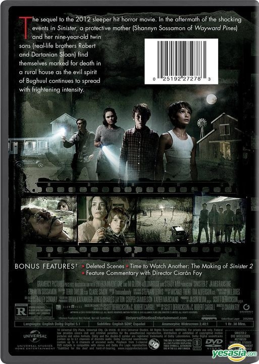 YESASIA: Sinister (2015) (DVD) (US Version) DVD Ransone James, Robert  Daniel Sloan, Universal Studios Home Video Western World Movies   Videos Free Shipping