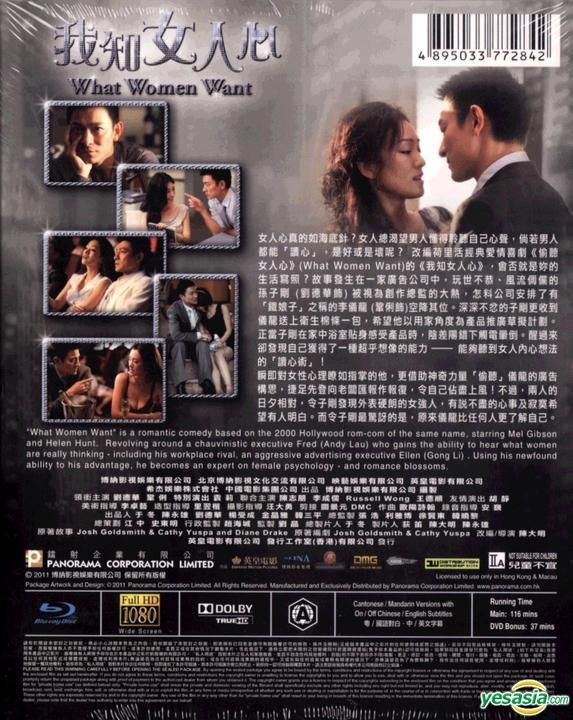 YESASIA: What Women Want (2011) (DVD) (China Version) DVD - Andy