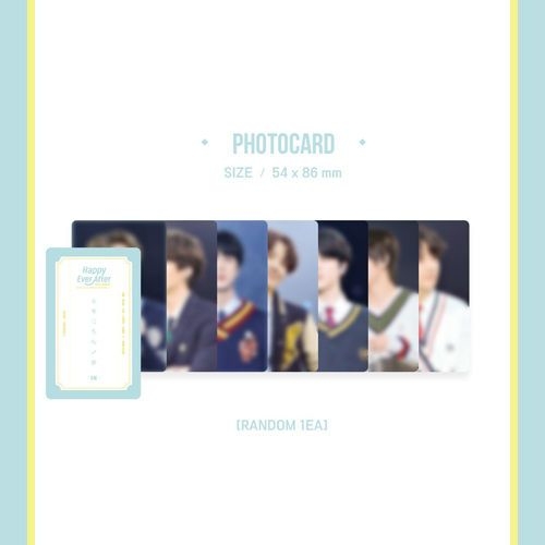 BTS JAPAN OFFICIAL FANMEETING VOL 4 Happy Ever After binder benefit  Photocard PC