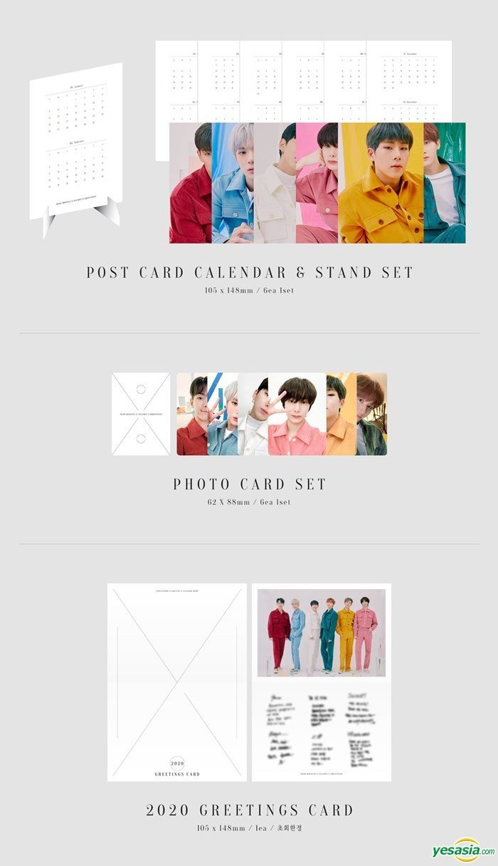 ミュージック MonstaX-2020 Season's Greetings Monsta X 2020 Season's Greetings – Choice Music LA