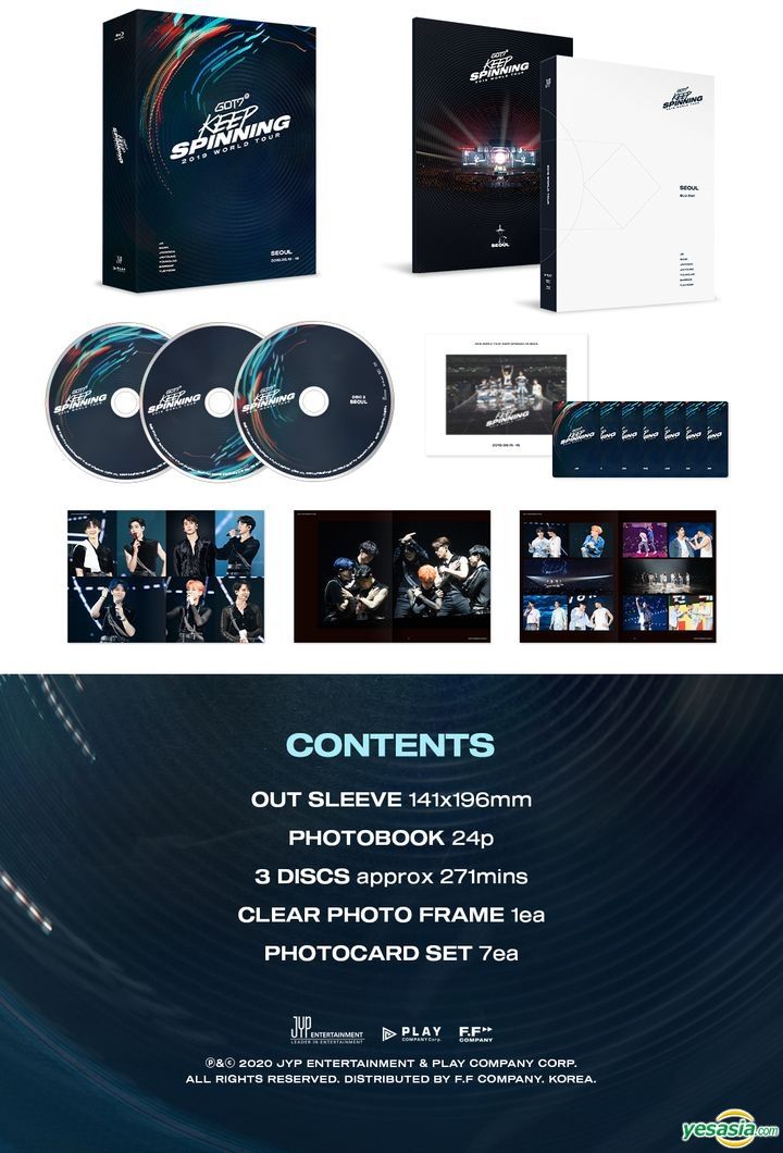 GOT7 keep spinning 2019 world tour DVD-