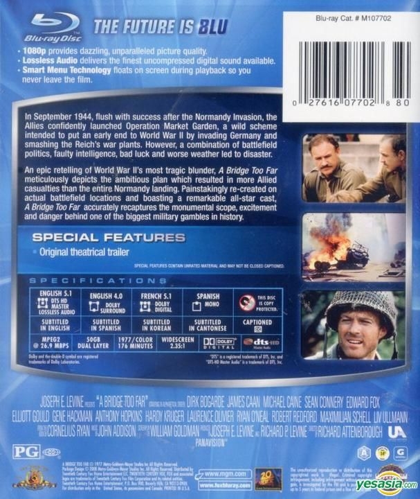 YESASIA: A Bridge Too Far (Blu-ray) (US Version) Blu-ray,DVD - Sean ...