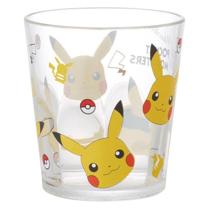 YESASIA: Pokemon Clear Plastic Cup 280ml (Pikachu Face) - Skater ...