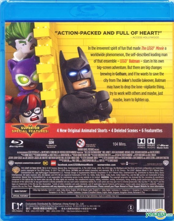 The LEGO Batman Movie [ Limited Edition STEELBOOK ] (Blu-ray + DVD)