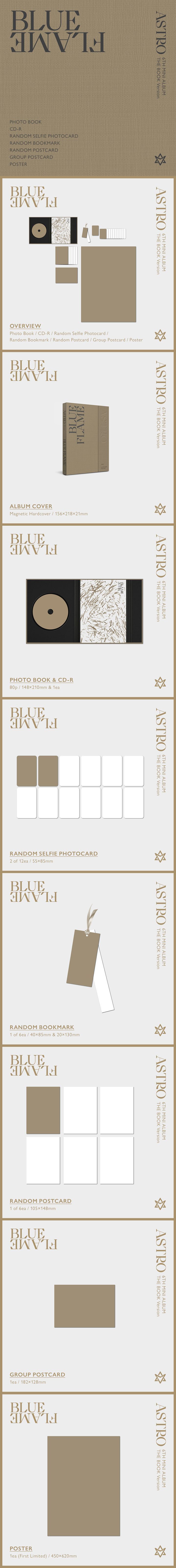 YESASIA: Astro Mini Album Vol. 6 - Blue Flame (Random Version) +