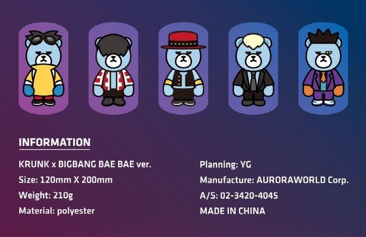 YESASIA: Krunk X Big Bang BaeBae Version (G-Dragon) GROUPS,GIFTS