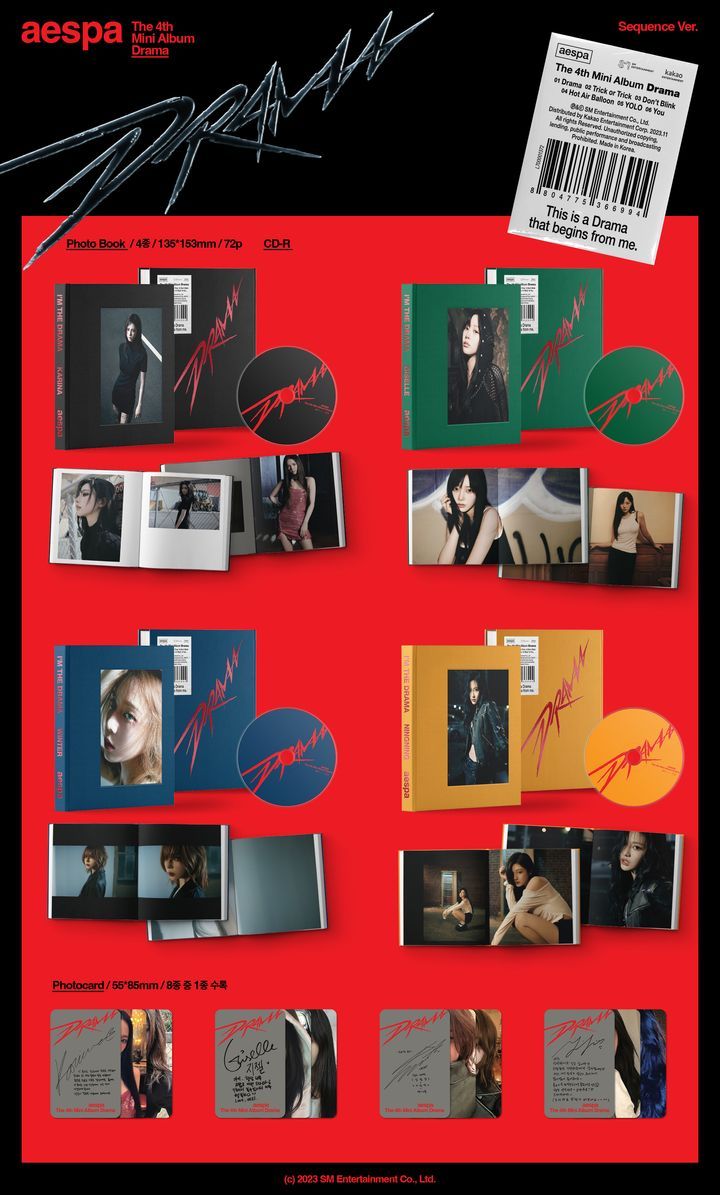 YESASIA: aespa Mini Album Vol. 4 - Drama (Sequence Version