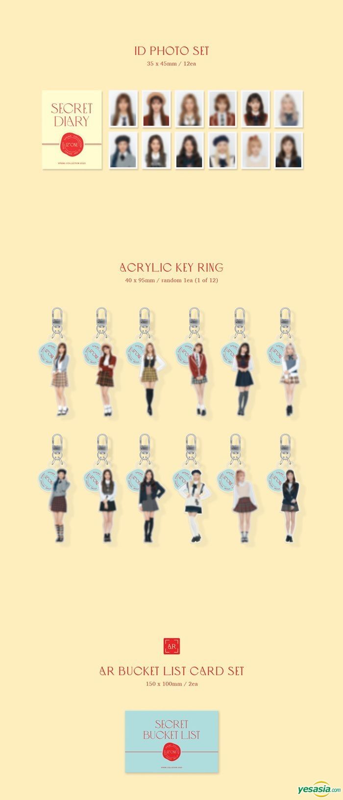 YESASIA: IZ*ONE - Spring Collection 'SECRET DIARY' (Photobook