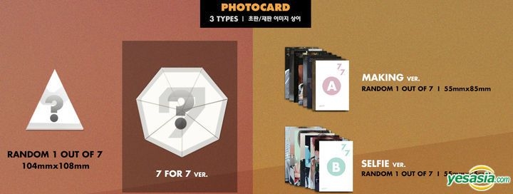 YESASIA: GOT7 - 7 for 7 (Random Version) + Random Special