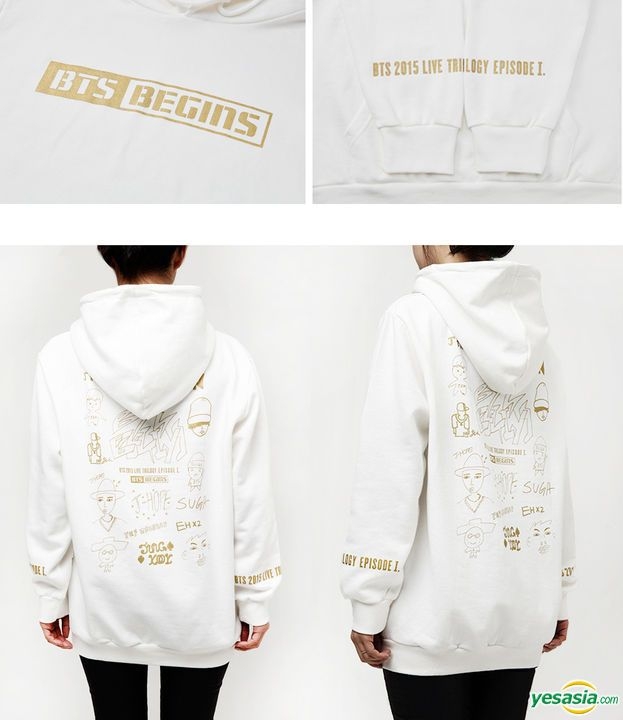 BTS BEGINS フーディ ホワイト BTS BEGINS フーディ ホワイト