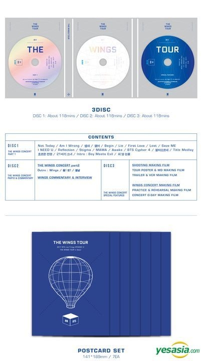 BTS 2017 the wings tour in seoul Blu-ray