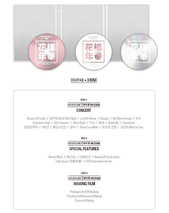 YESASIA BTS 2015 Live The Most Beautiful Moment in Life on Stage