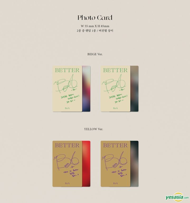 BoA『Better』 Vol. 10 　 Special Edition YESASIA: BoA Vol. 10 - Better (Special Edition) (First Press