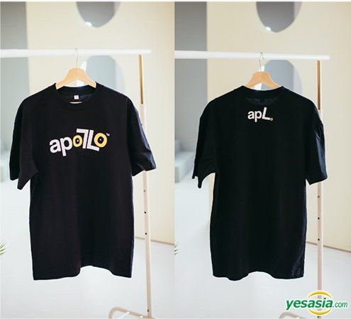 YESASIA: Apollo - T-Shirt (Black) (Size M) MALE STARS,Celebrity