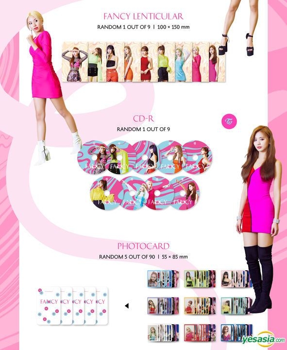 Yesasia Twice Mini Album Vol 7 Fancy You A B C Version Photo Card Set A B C 3 Posters In Tube A B
